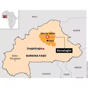 carte Barsalogho Burkina Faso