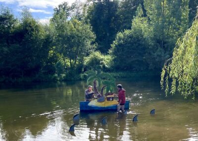 installation de l'île au trésor