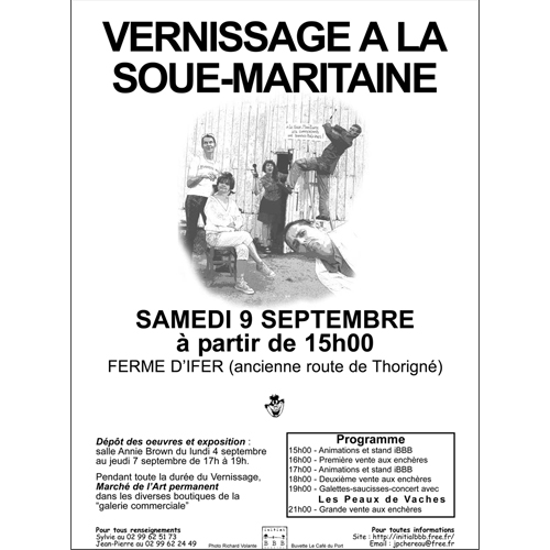 2006 Vernissage à la Soue-Maritaine